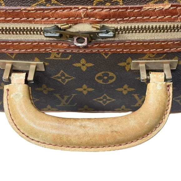 RARE Authentic Vintage Louis Vuitton Monogram Trunk Carry On Travel Suitcase Bag - Picture 10 of 16